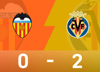 Informe del partido de La Liga: Moreno marca el hito de 300 partidos, Huang Qian 2-0 Valencia