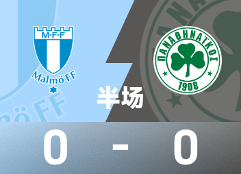 Entretiempo de la Europa League: Svidski falló un punto, Malmo 0-0 Panathinaikos