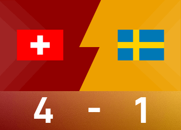 Informe previo al Mundial: Ndoye pasa y dispara, Xhaka dispara, Suiza vence a Suecia 4-1